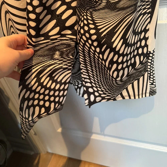 VTG Frank Lyman Dress Size 6 Funky Abstract Bold Psychedelic Artsy Y2K 90s Disco - Picture 5 of 12